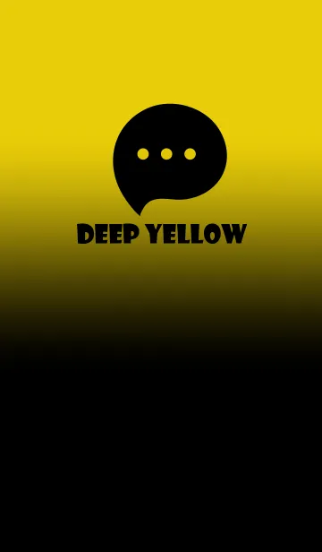[LINE着せ替え] Black & Deep Yellow Theme V3 (JP)の画像1