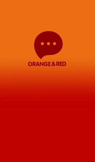 [LINE着せ替え] Orange & Red V3 (JP)の画像1