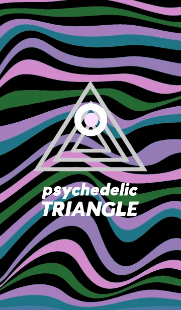 [LINE着せ替え] サイケデリック トライアングル 136の画像1