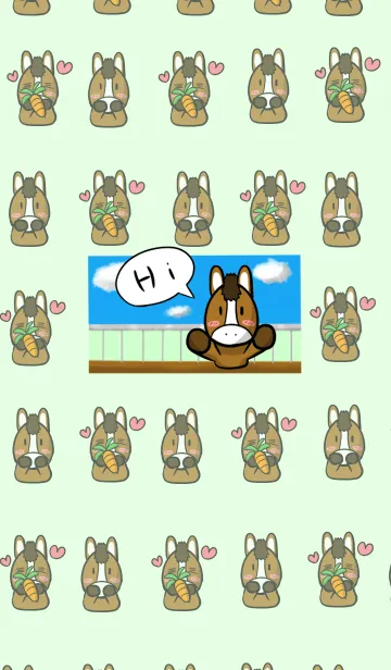 [LINE着せ替え] ウマ推し！2の画像1