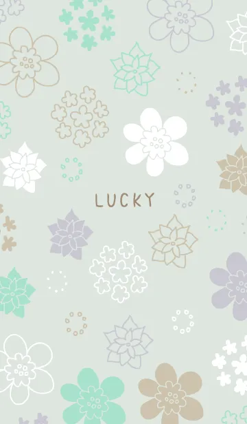 [LINE着せ替え] 北欧風花々16の画像1