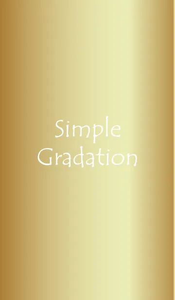 [LINE着せ替え] Simple Gradation -GOLD 14-の画像1