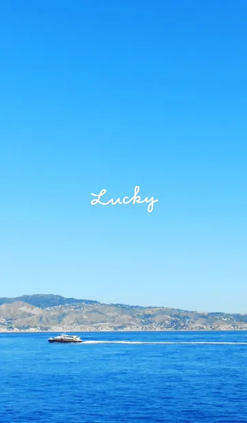 [LINE着せ替え] 青い海と空と船22の画像1