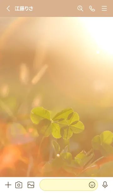 [LINE着せ替え] 本物ラッキークローバーズ #Cuddle 41の画像2