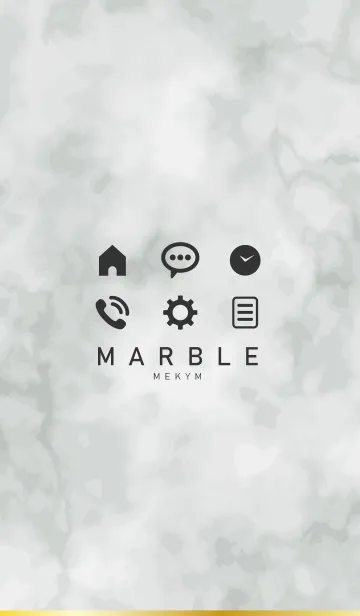 [LINE着せ替え] Marble / SIMPLE ICON 16の画像1