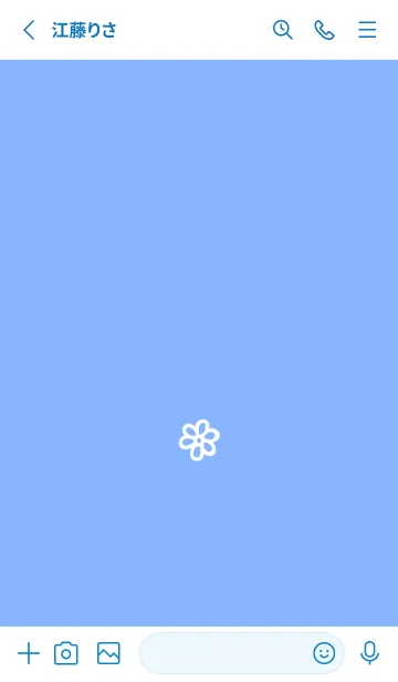 [LINE着せ替え] ミニ フラワー _39の画像2