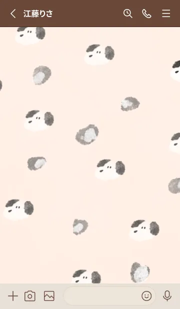 [LINE着せ替え] 〜ふわふわ ワンの着せ替え～の画像2