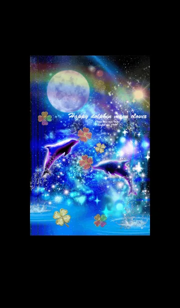 [LINE着せ替え] 恋愛運 宇宙とイルカ 第9章の画像1