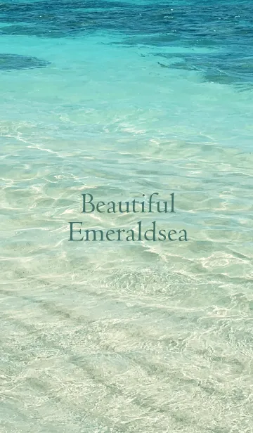 [LINE着せ替え] Beautiful Emeraldsea - MEKYM 7の画像1
