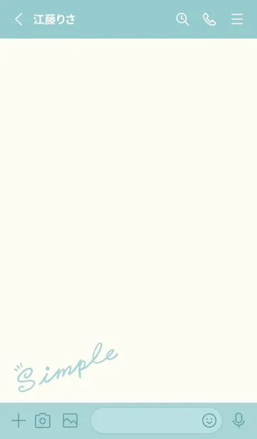 [LINE着せ替え] Simple Lines-Indigo. Light Grey Jの画像2