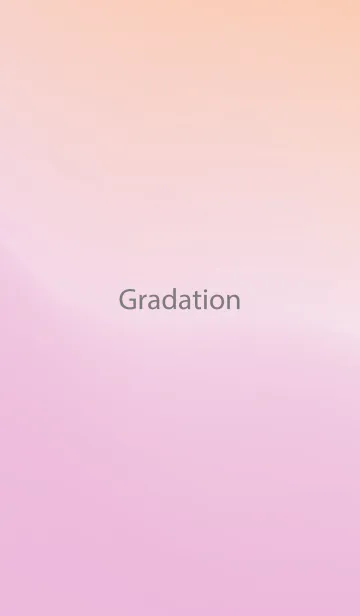 [LINE着せ替え] gradation ORANGE&PINK 13の画像1