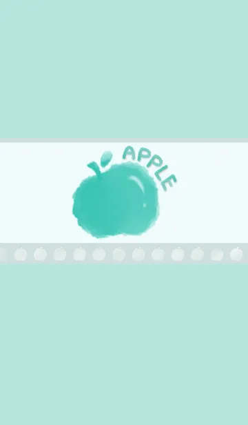 [LINE着せ替え] Smudge Apple J-Green Appleの画像1