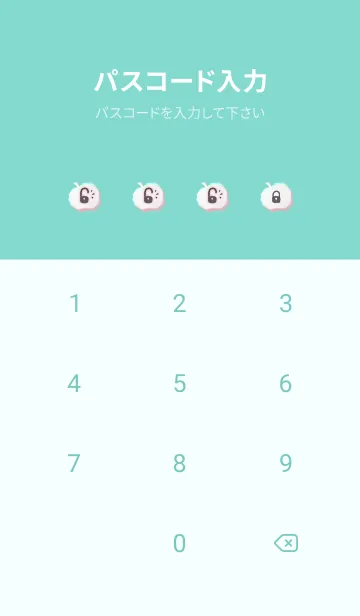 [LINE着せ替え] Smudge Apple J-Green Appleの画像4