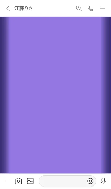 [LINE着せ替え] Simple Gradation -GlossyPurple 18-の画像2