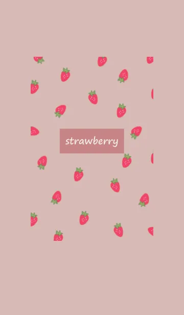 strawberry_pattern (dustypink)の着せ替えメイン画像