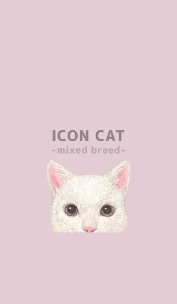 [LINE着せ替え] ICON CAT - ミックス - PASTEL PK/10の画像1