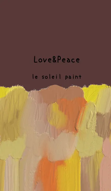 [LINE着せ替え] 油絵アート【le soleil paint 253】の画像1