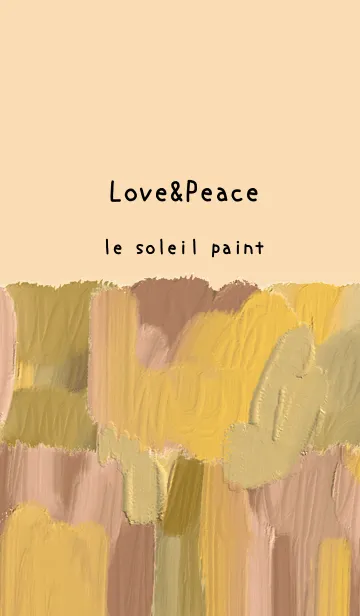 [LINE着せ替え] 油絵アート【le soleil paint 260】の画像1