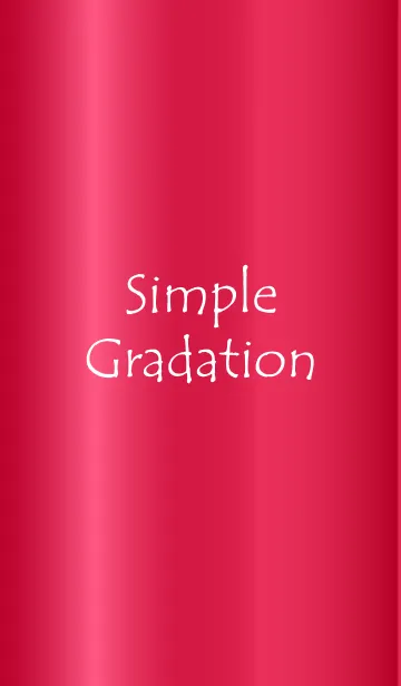 [LINE着せ替え] Simple Gradation -GlossyRed 13-の画像1