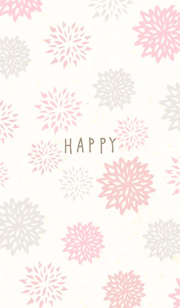 [LINE着せ替え] 3色の花6の画像1