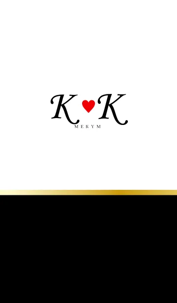 [LINE着せ替え] LOVE-INITIAL K&K イニシャル 6の画像1