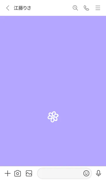 [LINE着せ替え] ミニ フラワー _40の画像2