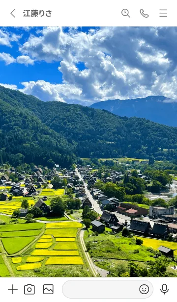 [LINE着せ替え] 世界遺産の村 白川郷の画像2