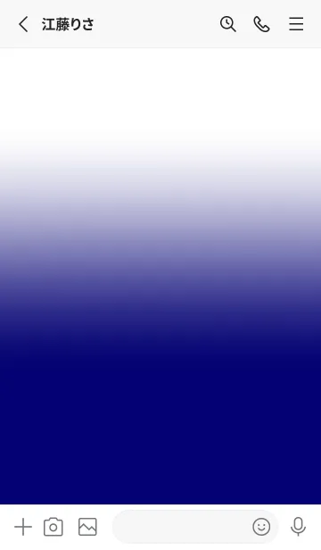 [LINE着せ替え] Deep Blue & White Theme V.3 (JP)の画像2