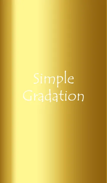 [LINE着せ替え] Simple Gradation -GOLD 15-の画像1