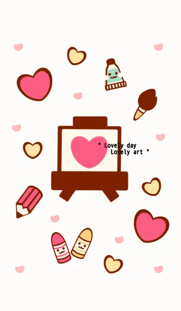 [LINE着せ替え] My little art tools 5の画像1