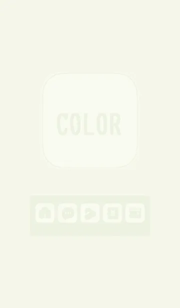 [LINE着せ替え] green color B13の画像1