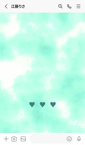 [LINE着せ替え] ♥♥♥38の画像2