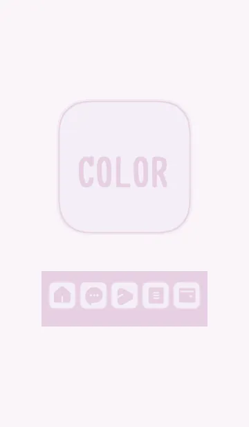 [LINE着せ替え] purple color B08の画像1