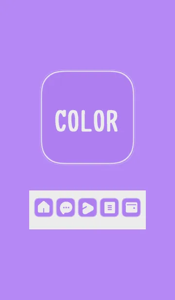 [LINE着せ替え] purple color B06の画像1