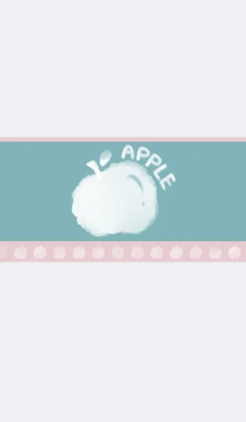 [LINE着せ替え] Smudged Apple J-Turquoiseの画像1