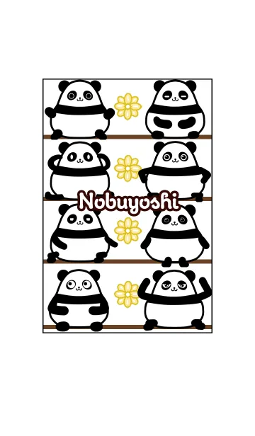 のぶよし★まんまるカワイイ♥パンダの着せ替えメイン画像