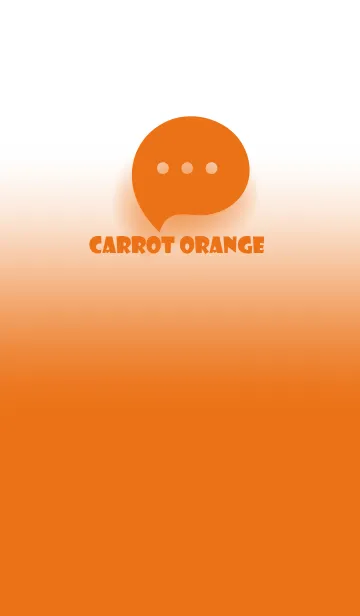 [LINE着せ替え] Carrot Orange & White Theme V.3 (JP)の画像1