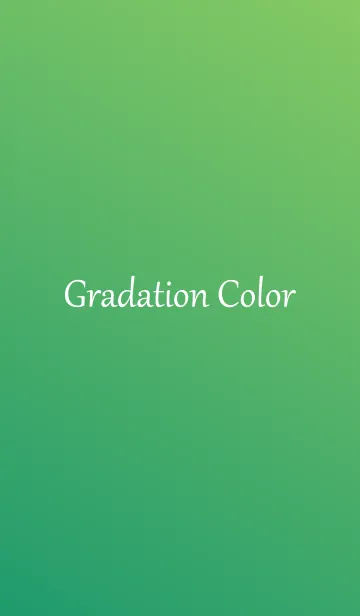 [LINE着せ替え] Gradation Color *Green 4*の画像1