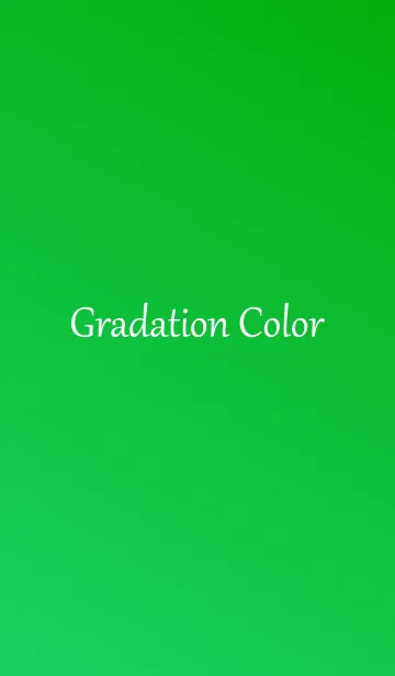 [LINE着せ替え] Gradation Color *Green 5*の画像1