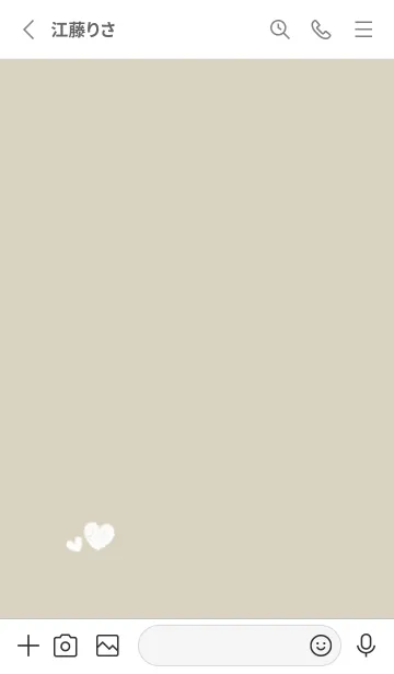 [LINE着せ替え] ハートのらくがき(くすみ1-03)の画像2