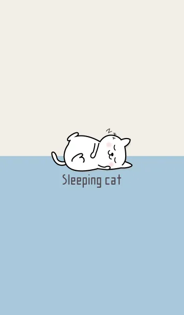 [LINE着せ替え] I am a Sleeping cat 76の画像1