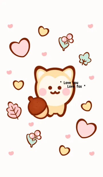 [LINE着せ替え] Mini fox in the forest 3の画像1