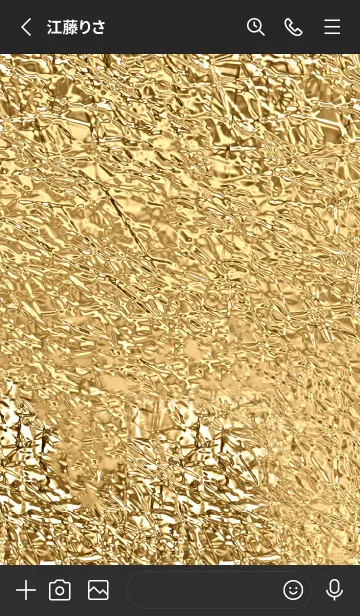 [LINE着せ替え] GOLD Theme..3の画像2