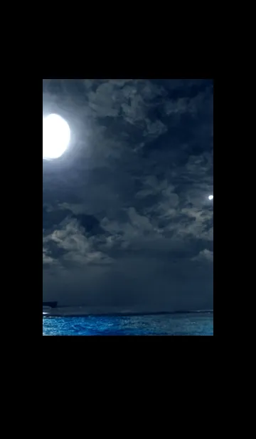 [LINE着せ替え] 夜の月 月の海 #DkJ_314。の画像1