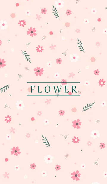 [LINE着せ替え] MANY FLOWERS PINK 23の画像1