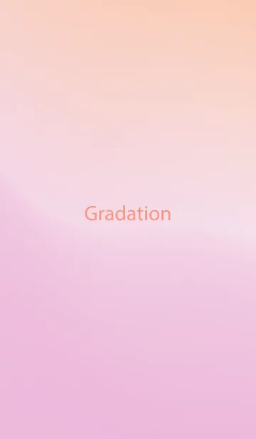 [LINE着せ替え] gradation ORANGE&PINK 16の画像1