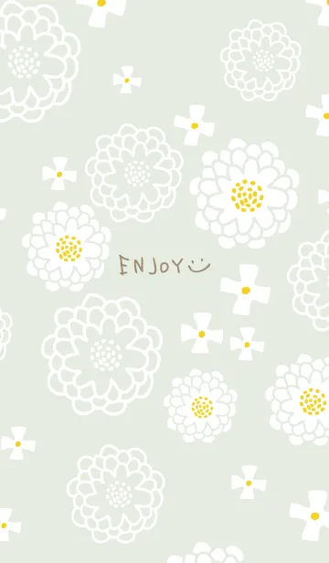 [LINE着せ替え] 白い花 ダンス11の画像1