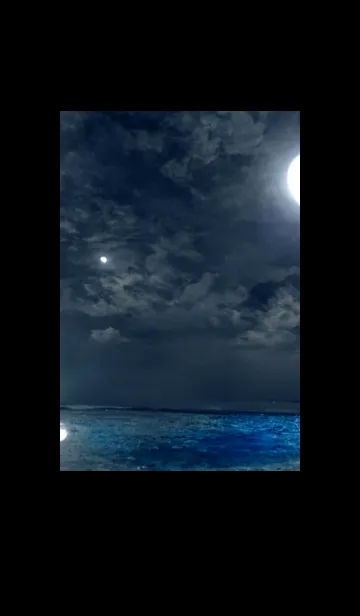 [LINE着せ替え] 夜の月 月の海 #DkJ_37。の画像1