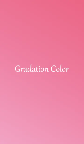 [LINE着せ替え] Gradation Color *Pink 4*の画像1