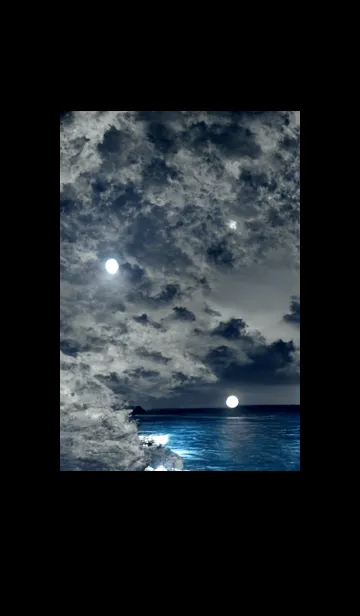 [LINE着せ替え] 夜の月 月の海 #DkK_26。の画像1